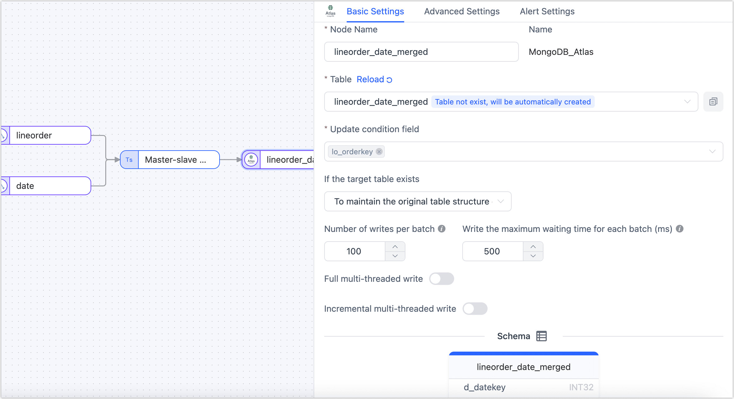 Append Merge Example